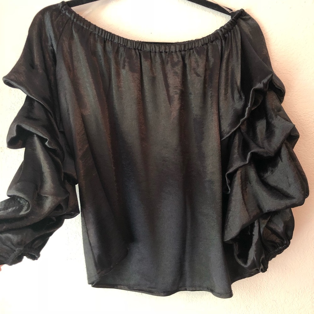 Nice black silky over the shoulder